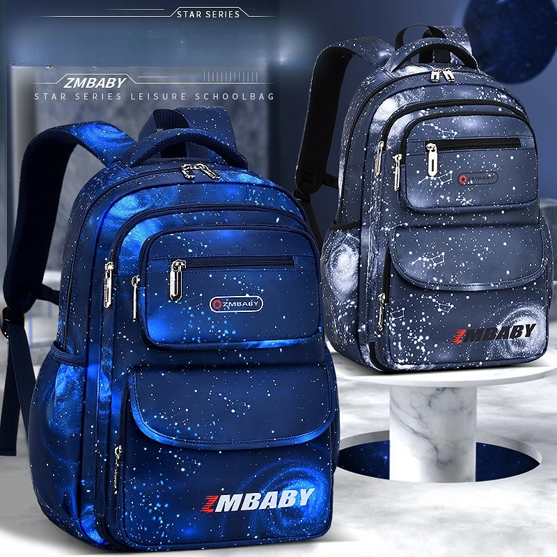 New Children's Waterproof Backpack for Boys Large Capacity Double Shoulder Student Backpack Burden-Reducing Backpack Kids Bag 1