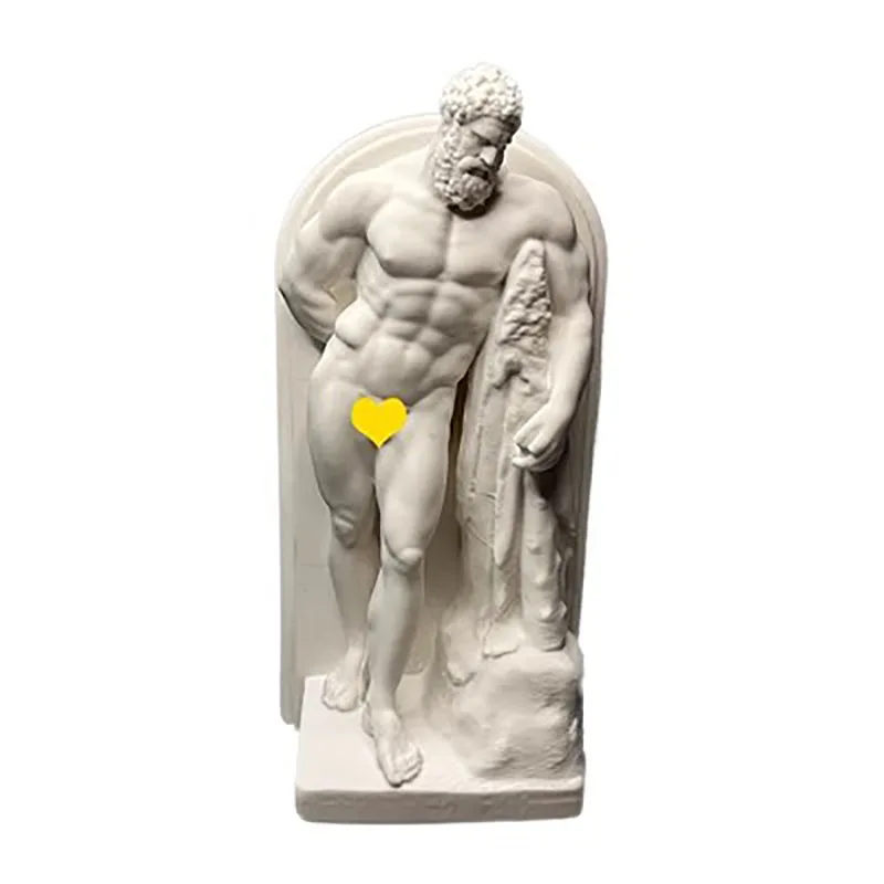 Hercules Gypsum Statue, Sculpture Crafts, Home Decoration, Ornaments, Art Sketch, Teaching Aids, Gifts