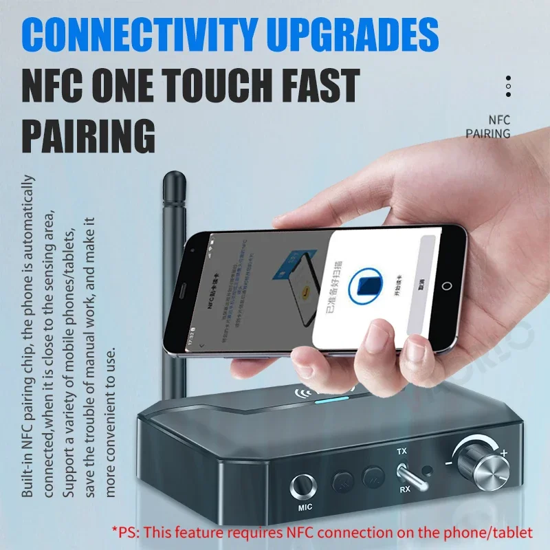 NFC بلوتوث 5.3 جهاز ريسيفر استقبال وإرسال الصوت 3....