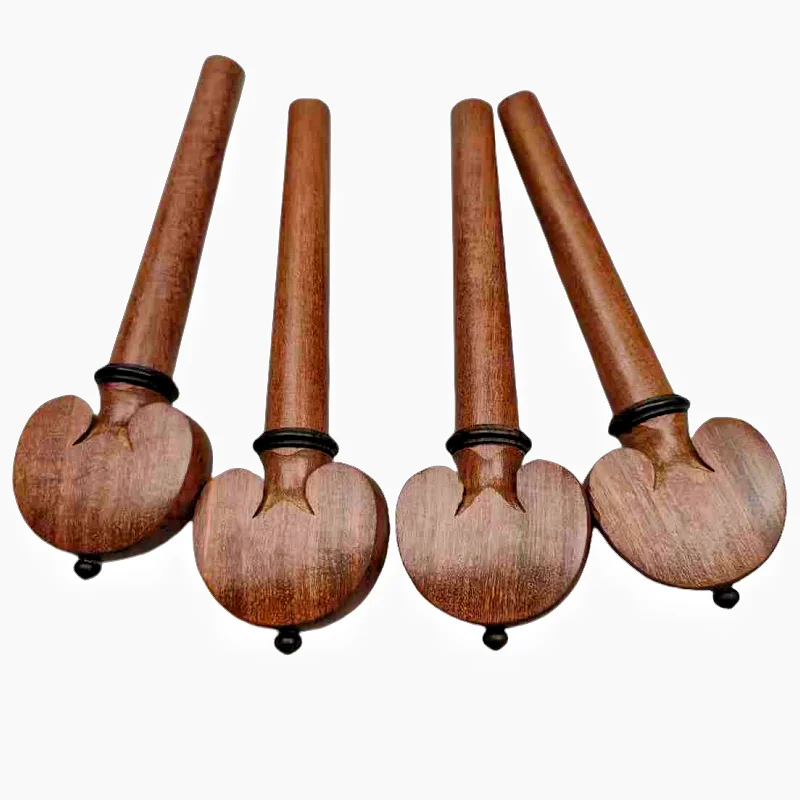 New model Cello Tailpiece Pegs Rosewood Cello Accessories Fittings Tailgut 4/4 Full size