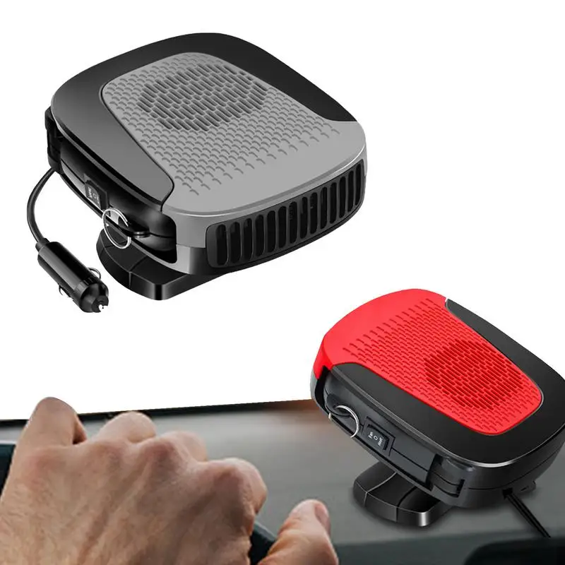 

12V 150W Portable Car Heater Mini Electric Cooling Heating Fan Electric Dryer Air Purify Windshield Defogging Demister Defroster