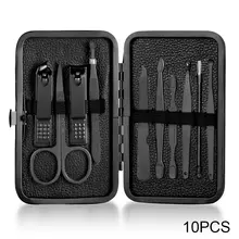  4-23 Pcs Professional Nail Cutter Pedicure Scissors Set Stainless Steel Eagle Hook Portable Manicure Nail Clipper Tool Set 