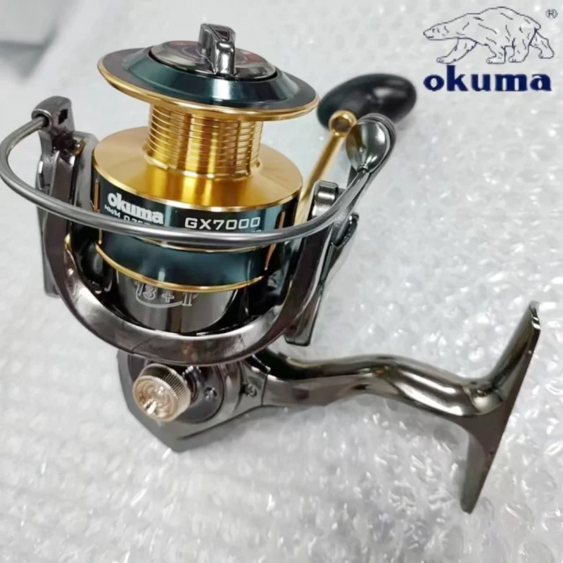 okuma Spinning reel All metal ultra light fishing reel GX1000-7000 Maximum braking force25KG