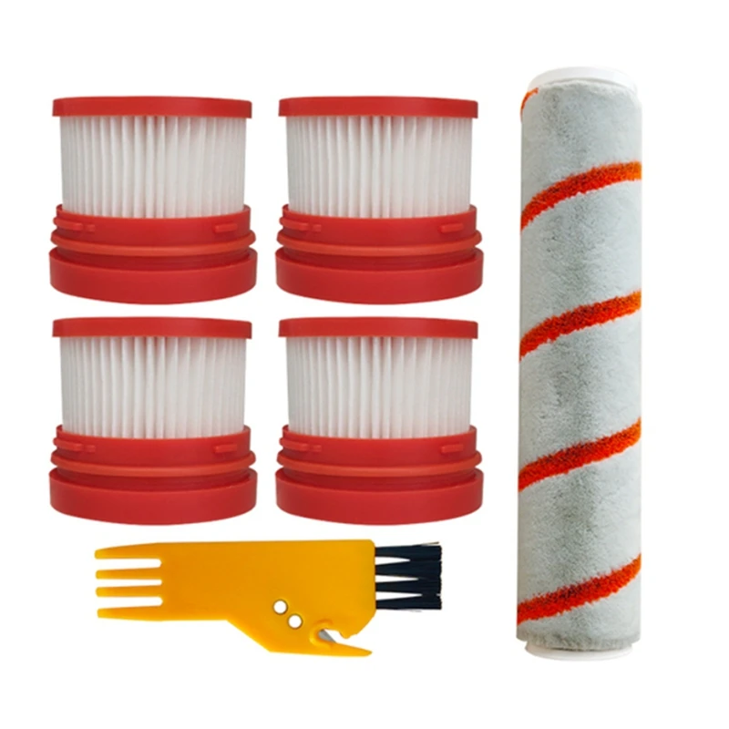 Cepillo De Rodillo De Filtro HEPA Para BLACK + DECKER BSV2020G Piezas De Repuesto Para Aspiradora Inalámbrica, Con Cepillo De Limpieza (paquete De 6