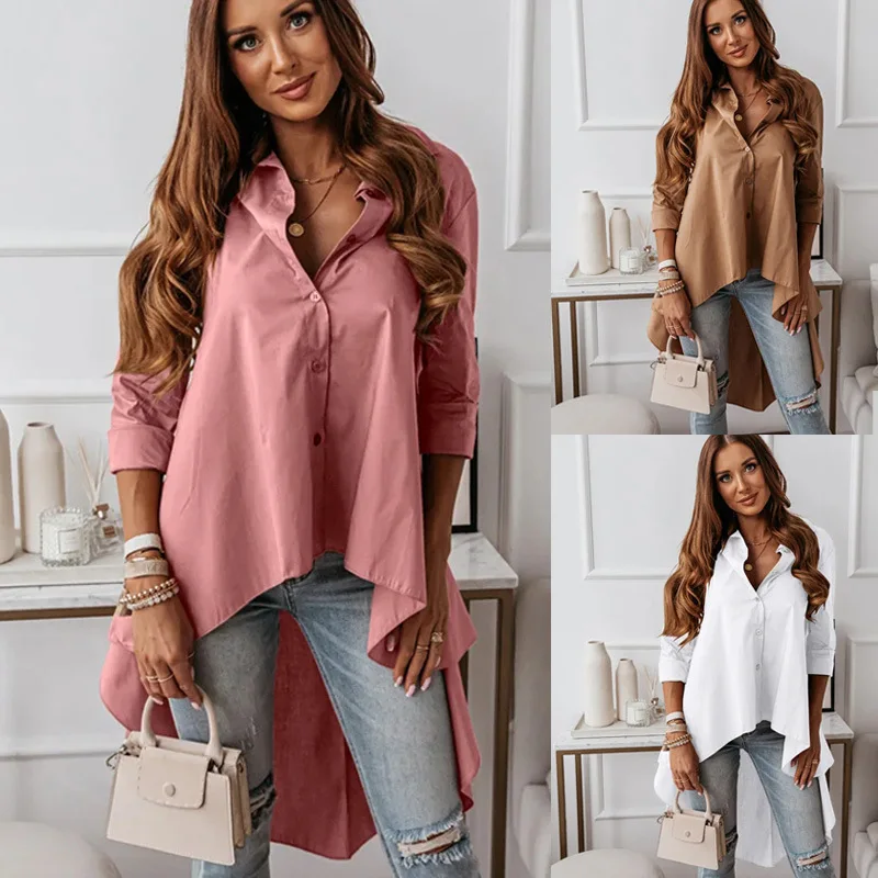 women's shirts with long backs