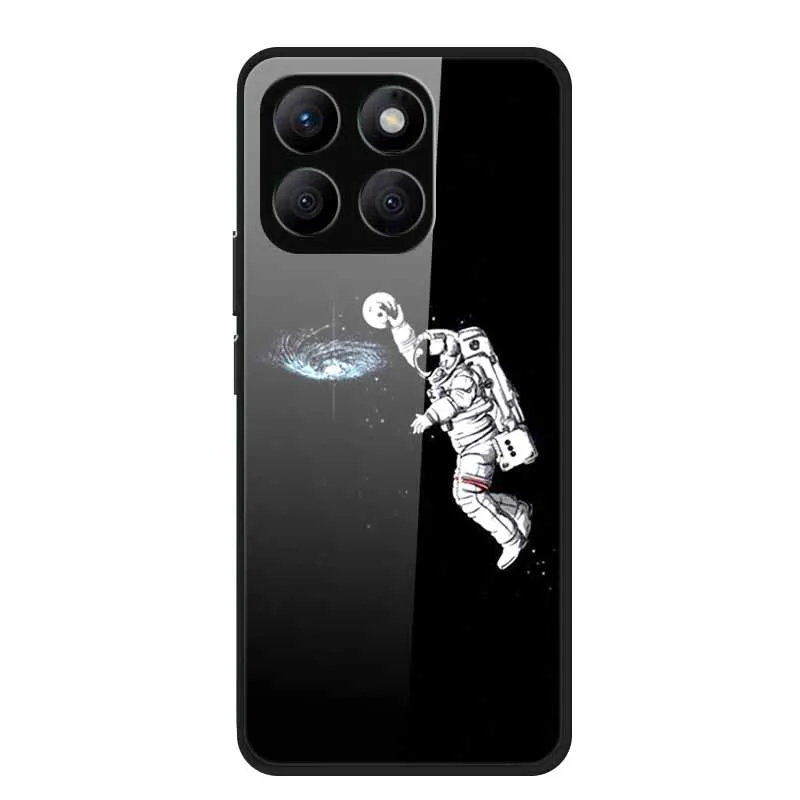 Enhanced Tempered Glass Protective Phone Case with Soft Bumper Design