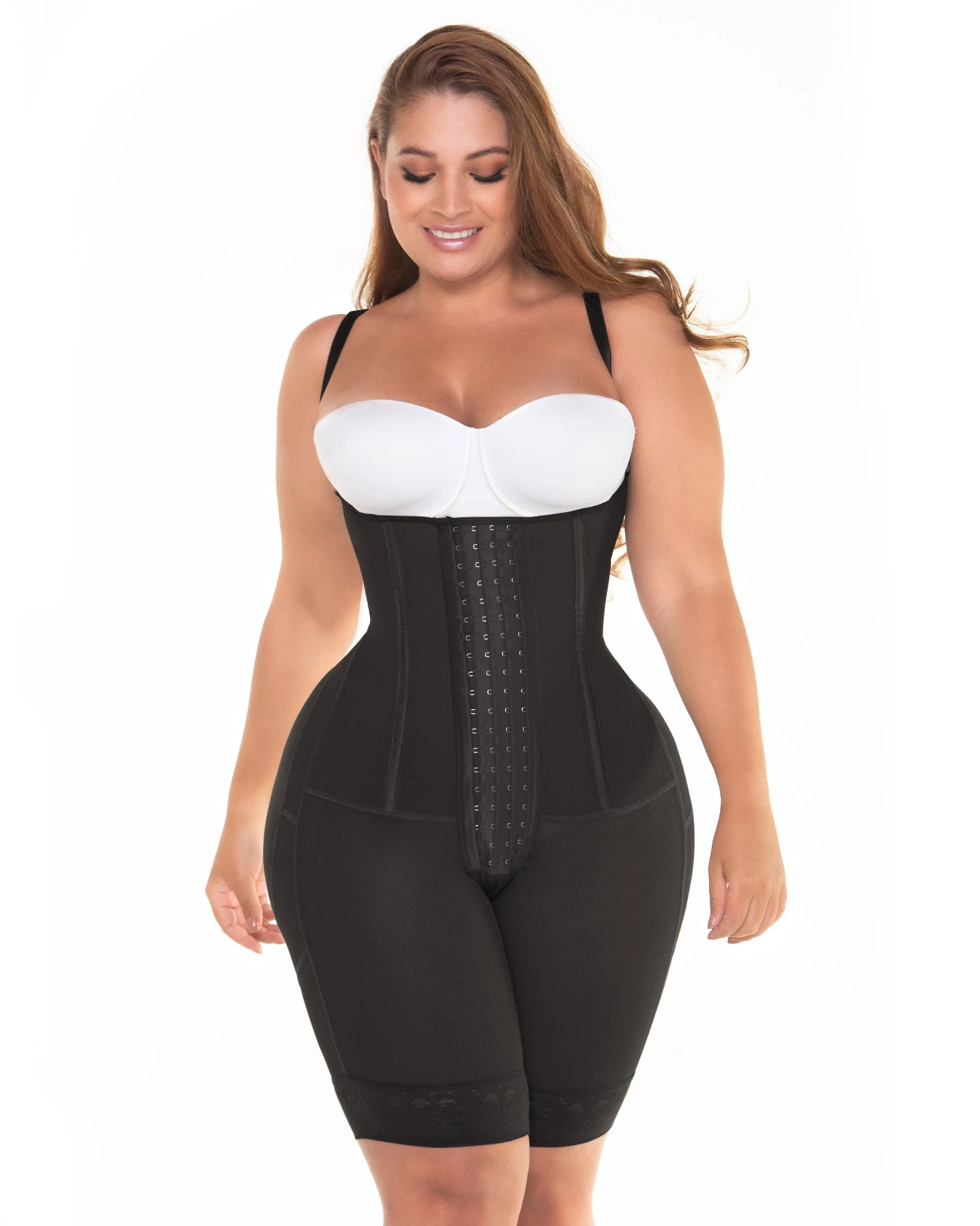 High Control Body Shaper With Butt Lifter Waist Trainer Tummy Slimming One Piece Breasted Shapewear Female Underwear
