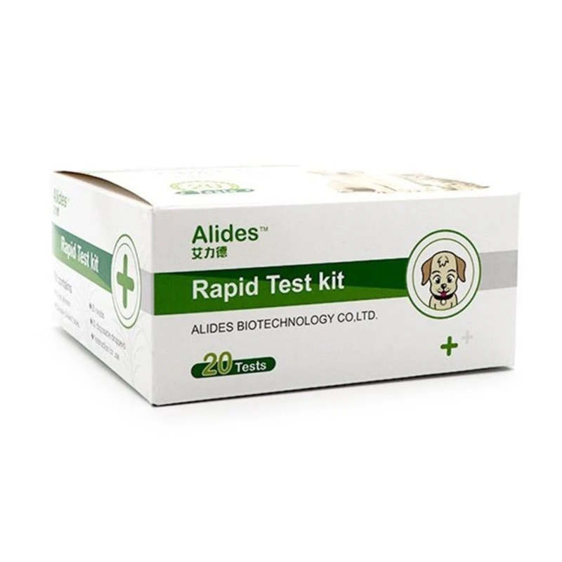 Canine Distemper/Adeno Test for Dogs Cats Easy and Effective Test Pet CPV CDV FPV CCV Toxo Set of 20 Dog Virus Detection Card Feline Virus Test Kits