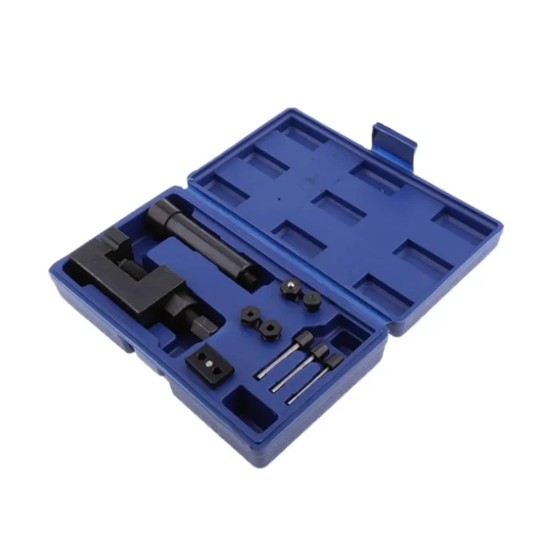 Motorcycle 4 Pins Chain Cutter Breaker Splitter Riveting Tool Rivet Repair Set For Chain 415/420/428/520/525/530/630 Motorbike
