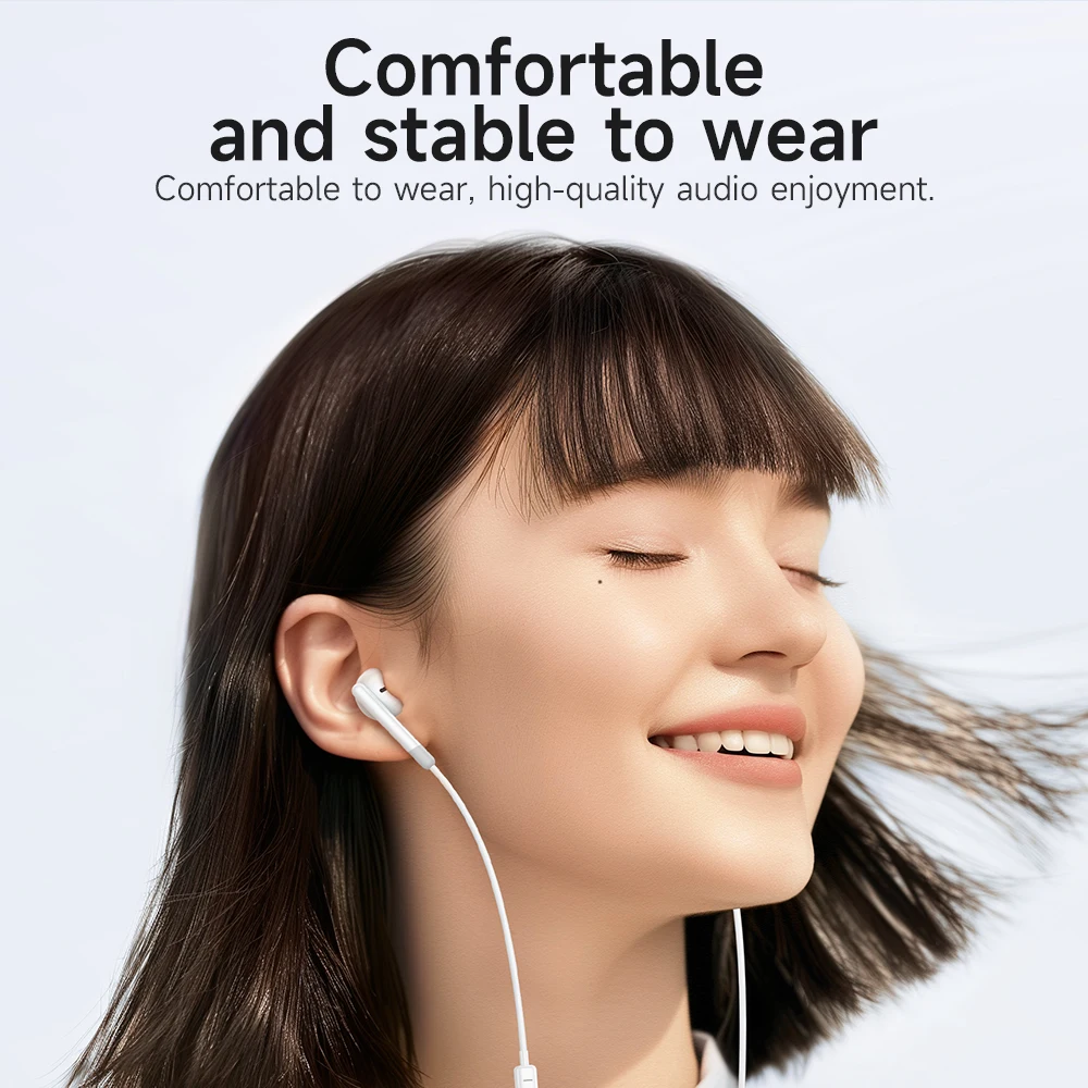 HOCO M109 Wired Earphone 3.5mm Jack with Microphone In-Ear Headset for Music Sport Wire-Controlled in Ear Earbud Headphone - AliExpress