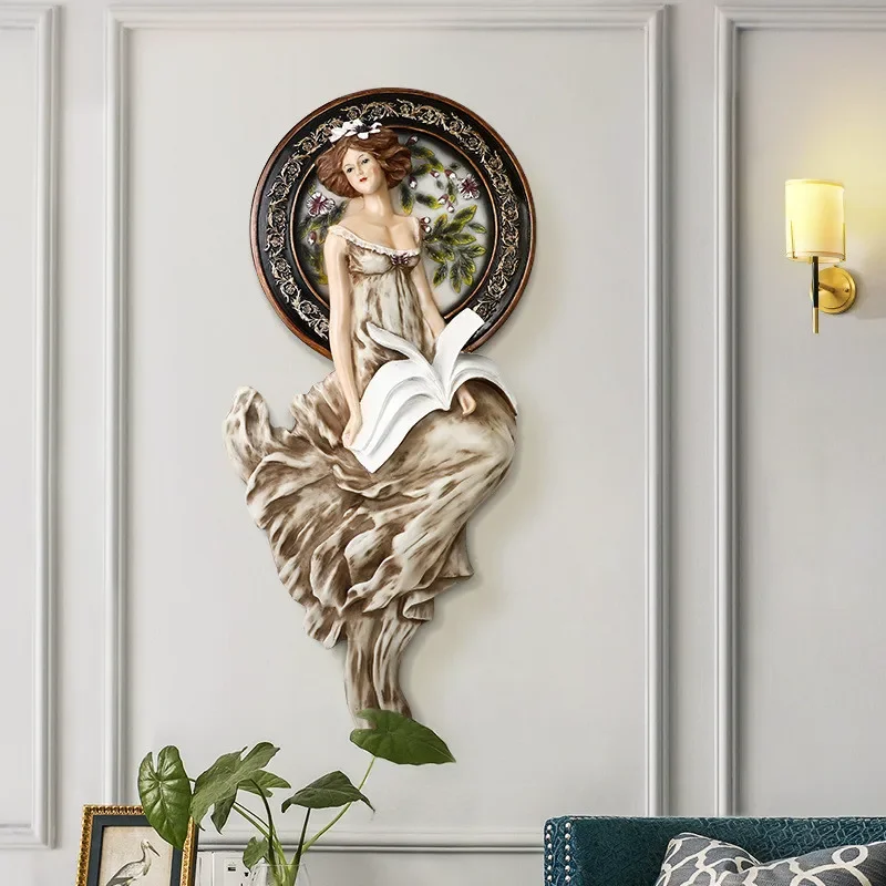 

European Style Three-Dimensional Relief Home Wall Decoration, Hanging Porch Decor, High-end Store Pendant, VIP