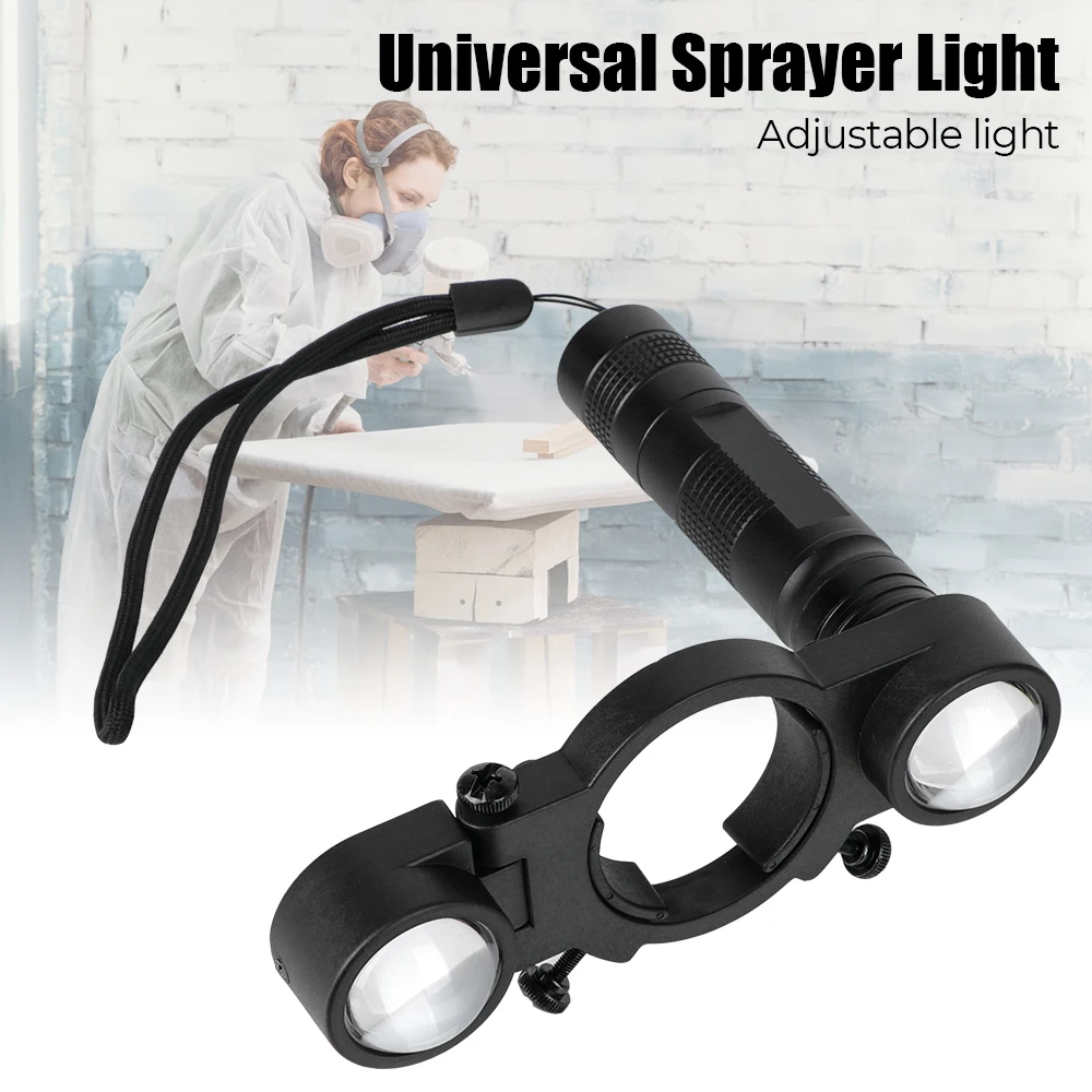 Spraying Machine Light Portable for Sprayer Tool Rechargeable Fill-in Light Universal Spray Light Adjustable Airbrush Lighting