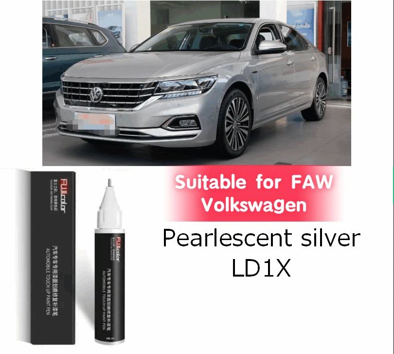 Adatto Per Faw Volkswagen Paint Fixer Touch-Up Pen Silver R7L B7W La7W Lx7W Lb7W Lb9Z Ld1X Riparazione Auto Argento Scratch