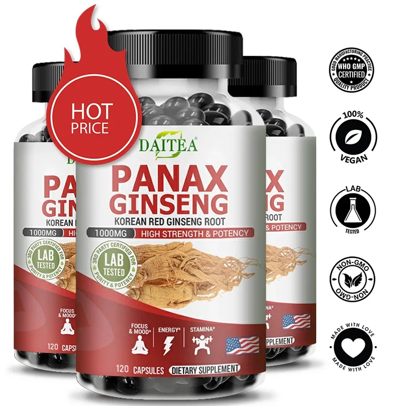 Daitea Ginseng Booster Helps Increase Energy and Endurance, Improve