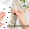 Bible Tabs for Women Men Laminated Bible Tabs for Study Bible Large Print Neutral Bible Tabs for Easy Navigation Boho Theme 4