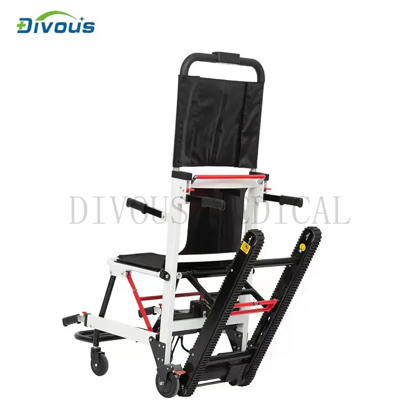 Best Price Track Mode Electric Stair Climber Wheelchair for Disabled Folding Climbing Machine