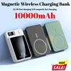 10000mAh Portable Magnetic Power Bank Fast Wireless Charger  for Iphone 12 13 14 Pro Max Macsafe External Auxiliary Battery Pack 2