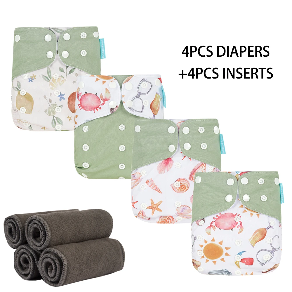 happyflute-baby-ecological-cloth-diapers-adjustable-washable-reusable-cloth-nappy-for-baby-girls-and-boys-4pcsdiaper-4pcs-insert