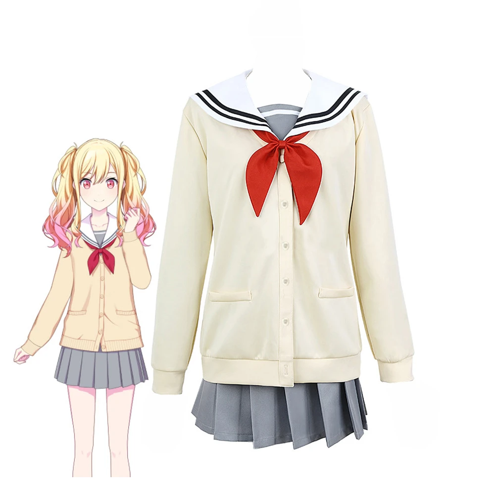 Project Sekai traje de Sailor personalizado, uniforme de Anime, Feat,  Ootori, Emu, Hinomori, Shiho, Tenma, Saki JK| | - AliExpress