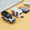 1:64 Metal Alloy Proportional Remote Control Vehicle Model 2.4GHz Mini Simulation RC Car With Trailer 1