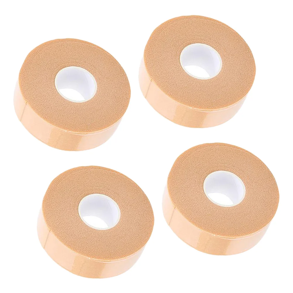 

4 Rolls of Waterproof Heel Stickers Wear-resistant High-heeled Shoes Tape Toe Protector