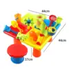 25Pcs Kids Sand And Water Activity Table Sensory Play Table Kids with Accessories For Outdoor Beach Pirate Ship Child Play Table 6