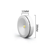 LED USB 5V 3W Led Spot Light Surface Mounted Cabinet Showcase Counter Jewelry display Lamp  home DC12V Ceiling Mini Spotlight 2