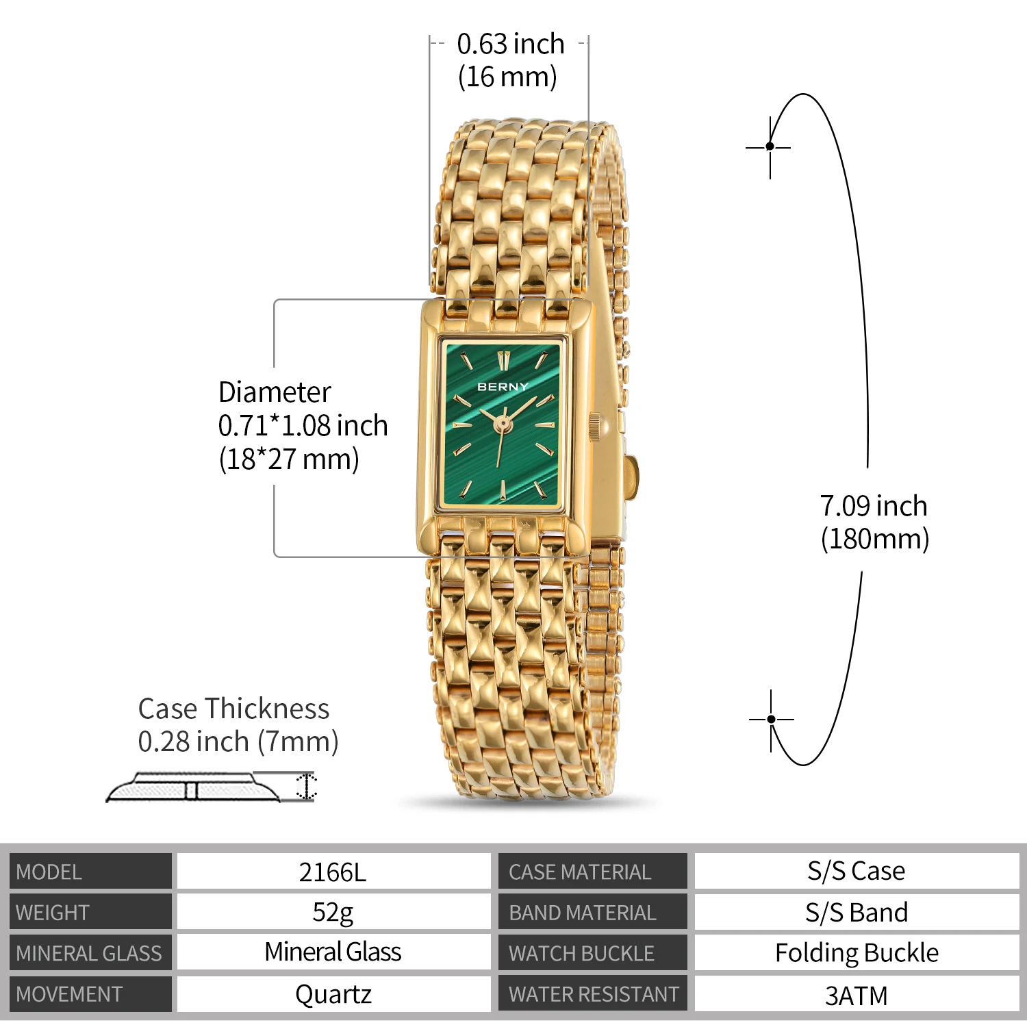 Рисунок 5 - Женские золотые наручные часы BERNY