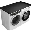 Washer Dryer Countertop Melamine Countertop with Edge Rails - 27.5" Depth X 54" Width Laundry Room Organization 1