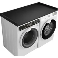 Washer Dryer Countertop Melamine Countertop with Edge Rails - 27.5" Depth X 54" Width Laundry Room Organization 1