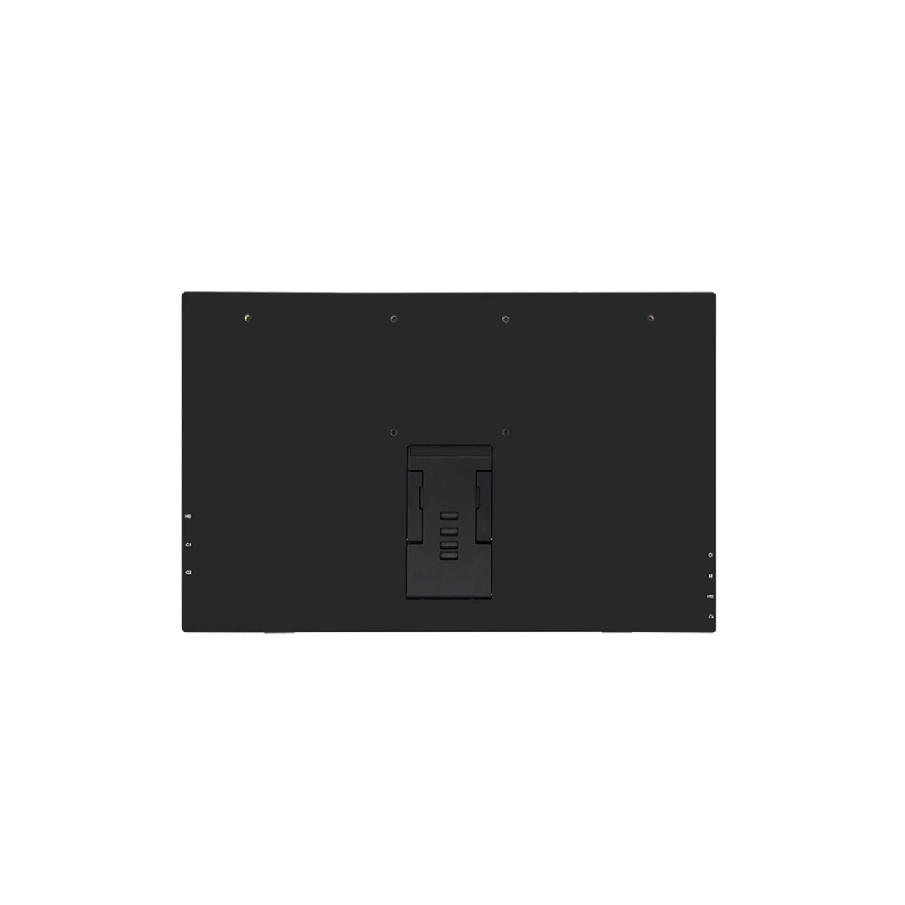15.6인치 휴대용 모니터 FHD 1080P IPS 스크린, 알루미늄 스탠드, 노트북 및 휴대폰용 Type-C/미니 HDMI, 내장 스피커, USB 허브