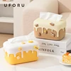 UFORU Cream cake tissue box living room high-grade light luxury art exquisite creative table storage paper box 1