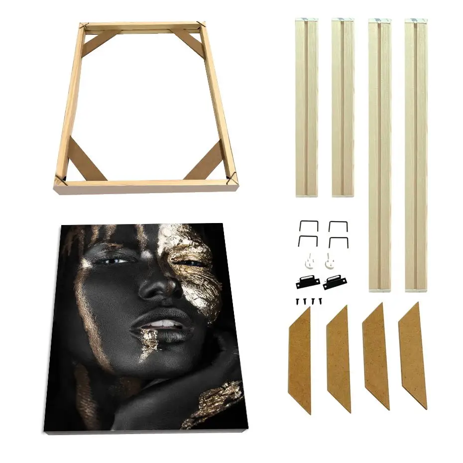 DIY Frames Canvas Stretcher Bars Natural Wood Frame for Diamond Painting photo frame wood canvas frame art frames