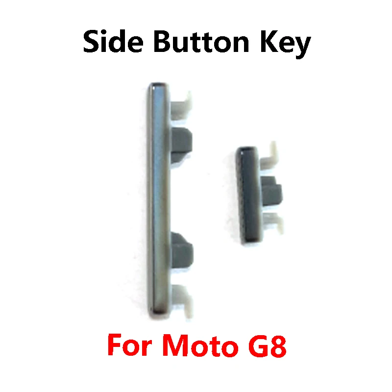 모토로라 모토 G7 G8용 측면 볼륨 버튼 전원 켜기/끄기 버튼 키
