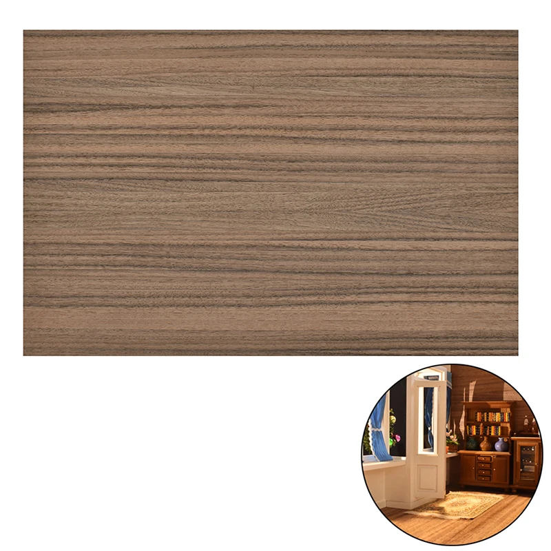 

Dollhouse Miniature Simulation Brown Solid Wood Bark Floor Model Furniture Accessories For Doll House Decor Kids Play Toys DIY