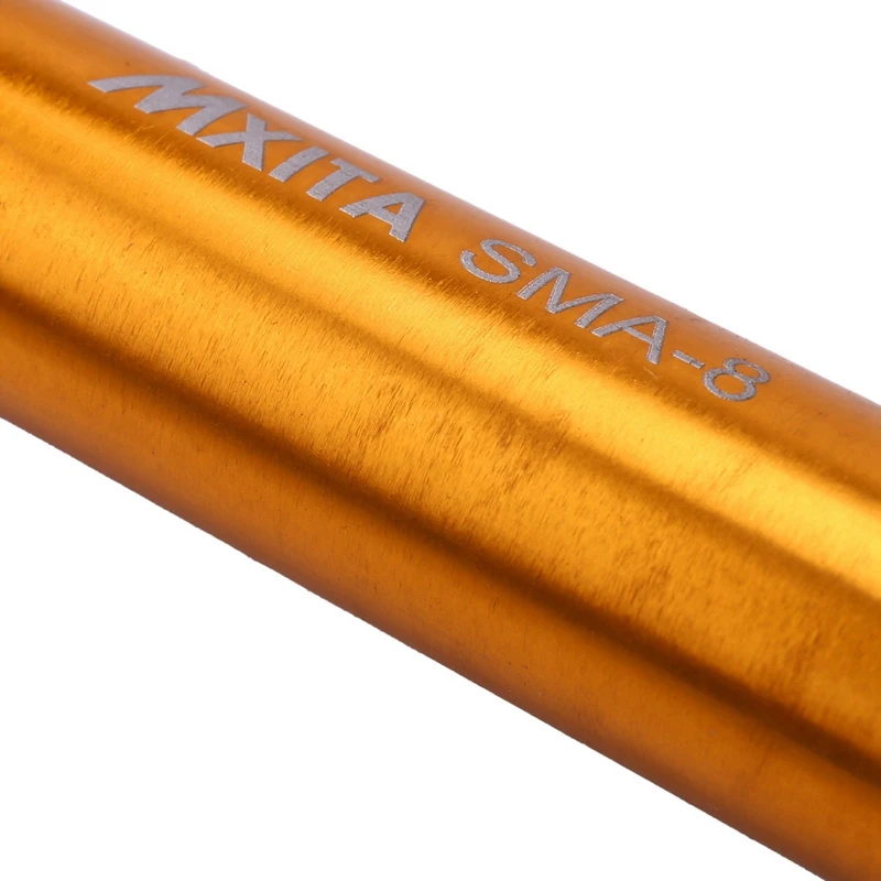 4X Mxita SMA Torque Wrench RF Connector Opening 8MM Electrommunication Coax Adapter Convertor Straight Goldplated Spanner