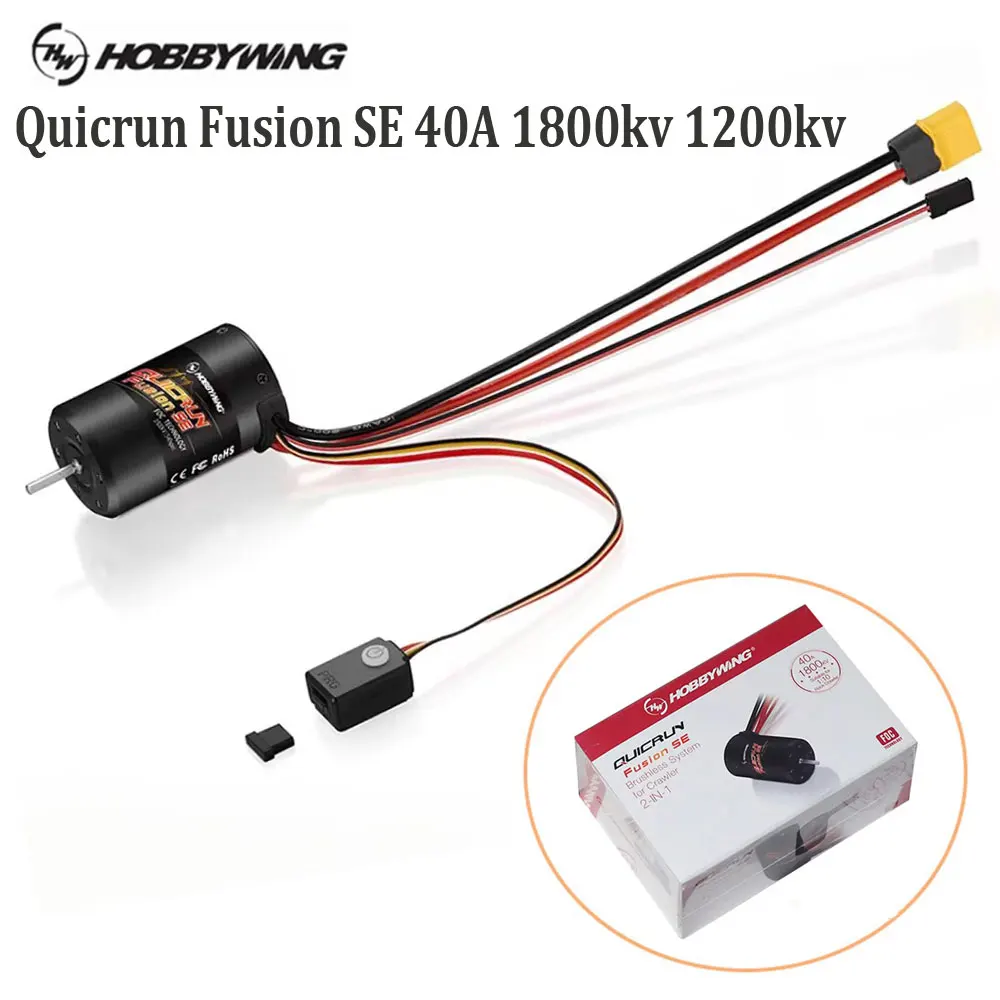 Hobbywing Quicrun Fusion SE 40A 1800kv 1200kv silnik kombinowany