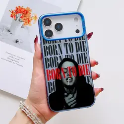L - Lana Del Ray Fashion Phone Case - Air Matte Laser Aurora Shockproof for iPhone 15 Plus (LAN9)