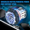 Brushless Circular Saw 5 Inch 125mm Multifunctional Cutting Tool Handheld Cordless Electric Chainsaw for Makita 18V Battery 5