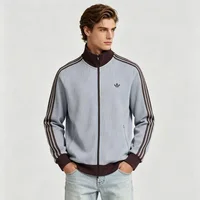 Adidas Originals Waffle Track Top Veste pour homme en tricot sport waffle coupe ample à manches longues Ky5770 1
