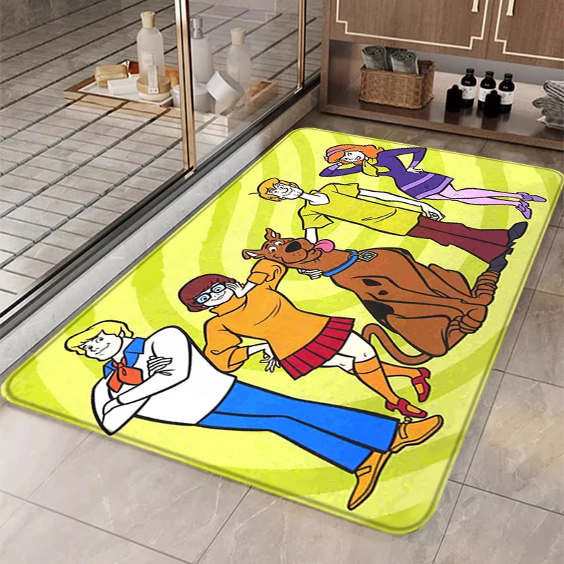 

Bathroom Foot Mat S-Scooby-Doo Living Room Mats Carpets Home Cute Rug Kitchen Carpet Doormat Entrance Door Custom Rugs Bath Baby