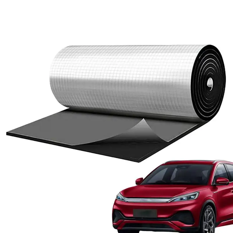 

Car Sound Insulation Mat Noise Heat Deadening Soundproof Dampening Tool For Hood Door Roof And Firewall Heat Foam Cotton Sticker