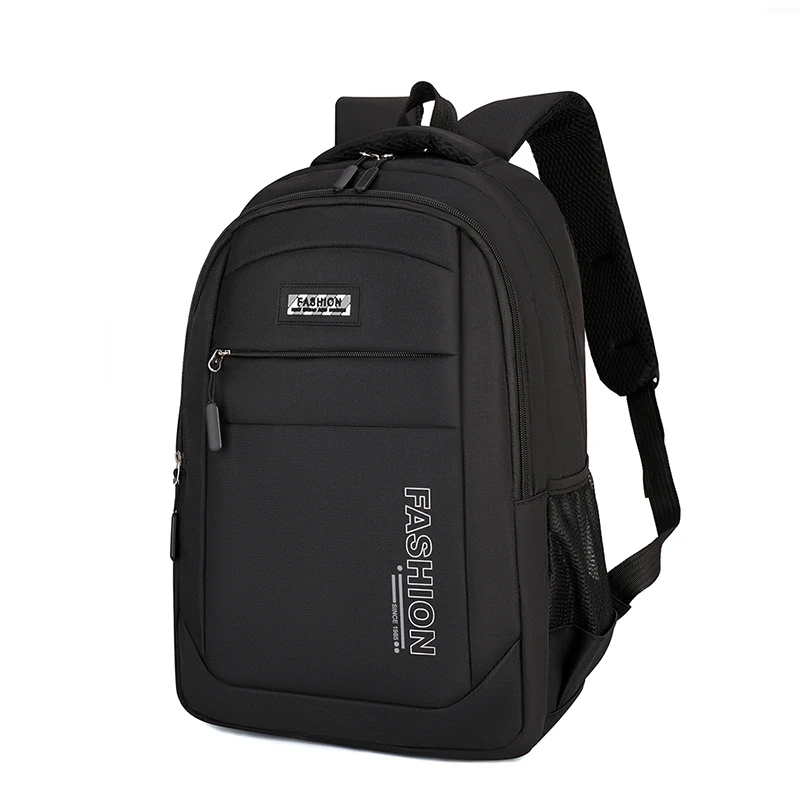 Travel backpack, equipped with adjustable shoulder straps, multiple compartments, and polyester lining, laptop backpack