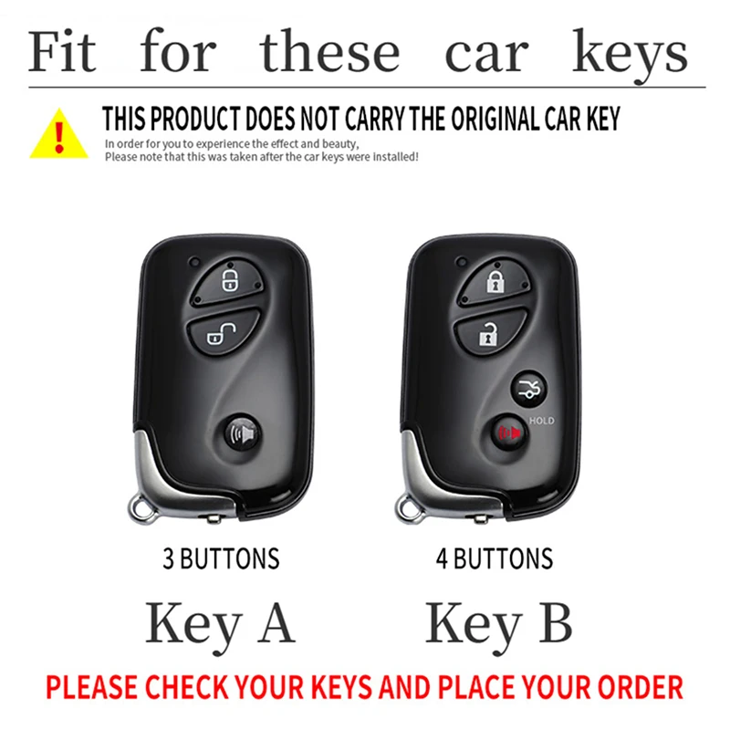 Luxury Car Key Case Cover - Premium Interior Accessory