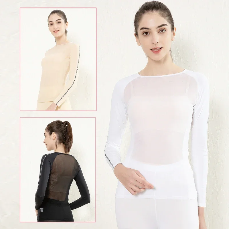 Love Golf Ladies Thin Long Sleeve Shirt Women Ice Silk Sunscreen Underwear Cooling Slim Sports Jersey Summer Golf Bottoming Tops