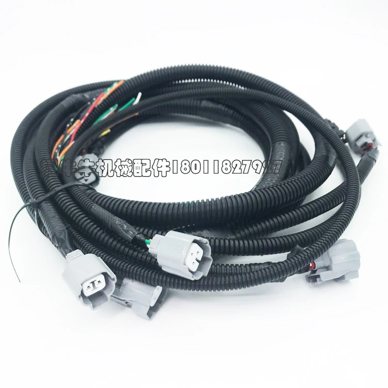 Excavator parts SK200 210 220 230-6-6 E hydraulic pump large pump wiring harness high temperature resistant wiring harness