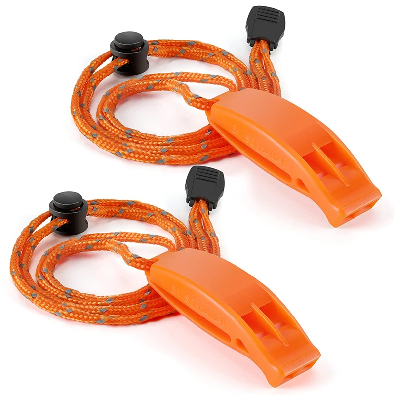 Outdoor Survival Whistle Multifunction Camping Hiking Rescue Emergency Whistle Football Basketball Match Loud 1PCS