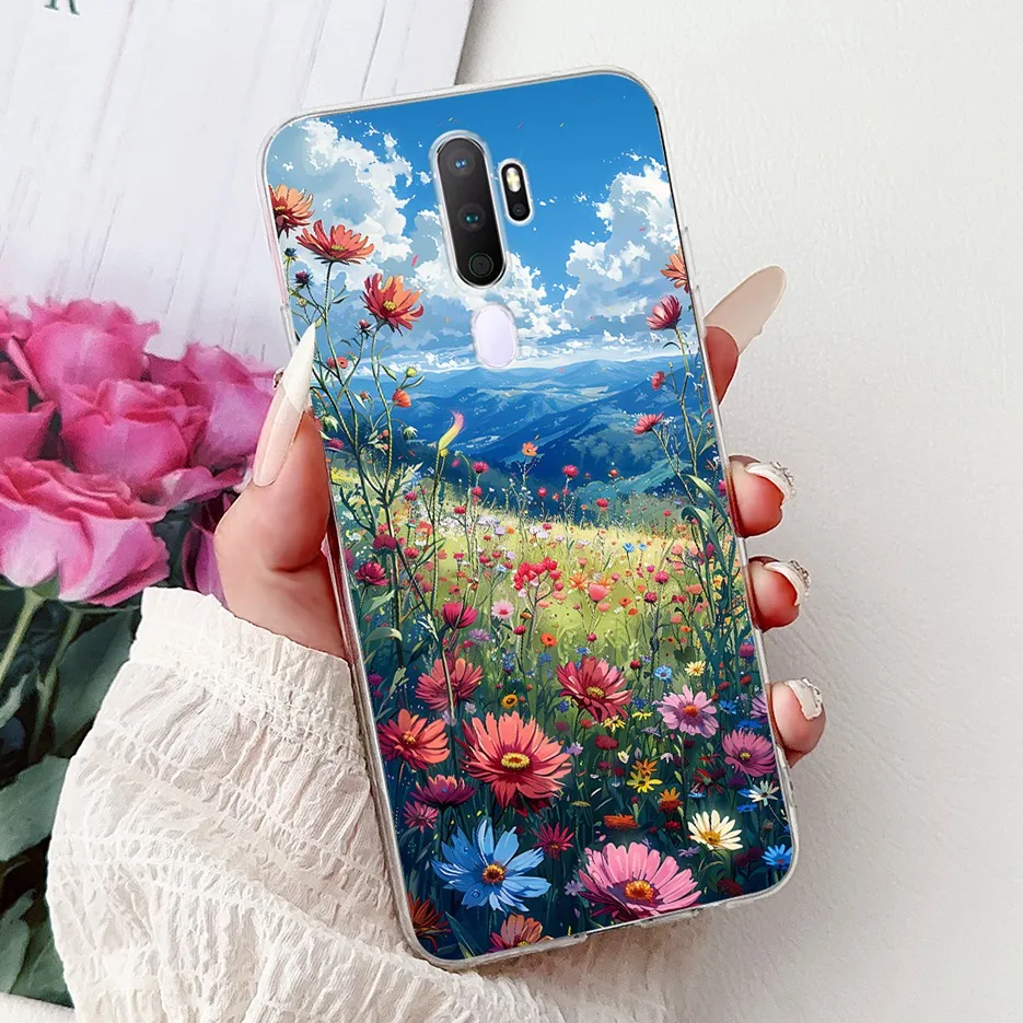 Luxury Shockproof Painted Phone Case with Soft s Bags
