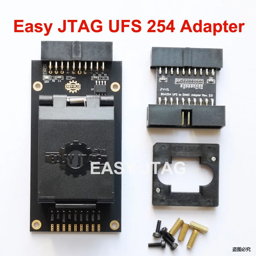 오리지널 BGA-254 2-in-1 UFS/EMCP 소켓 어댑터는 Z3X Easy Jtag Plus 박스용으로 제작되었습니다.