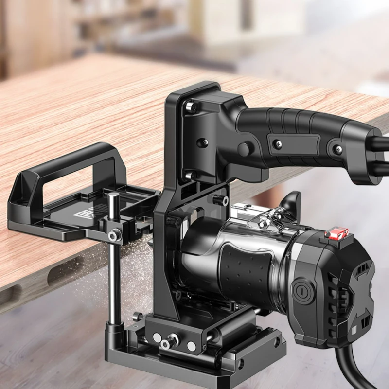 

Portable 2 in 1 Connector Slot Cutter Mold Woodworking Power Tools Complete Trimming Machine Bracket One Key Slotting Machine